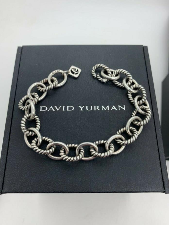 David Yurman 925 Large Links Bracelet 7.5 Inches