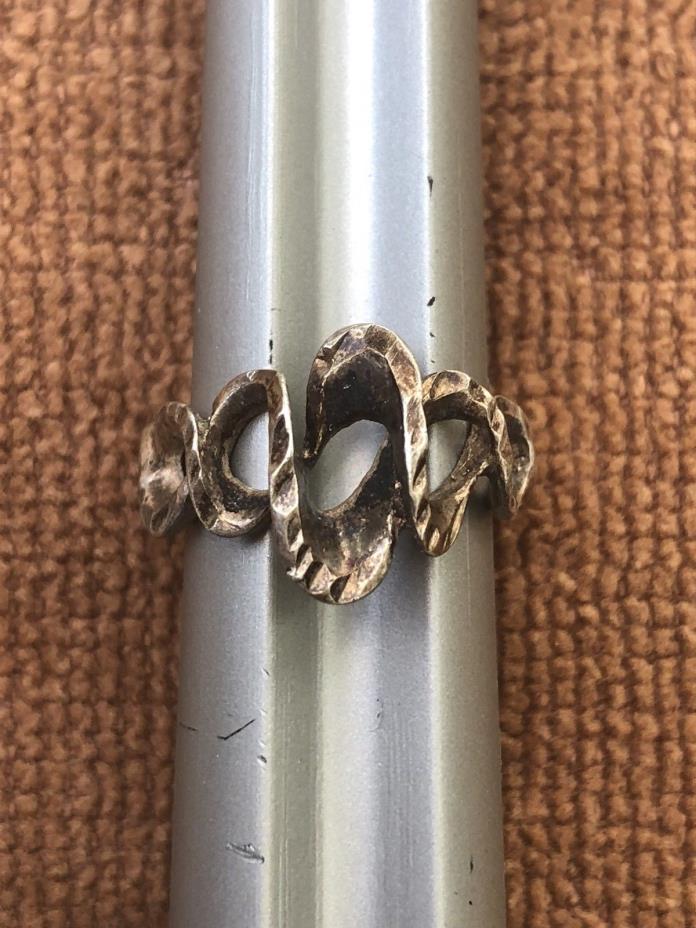 Signed Vintage 925 Silver Ring