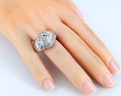 14K Diamond Ring .58 SI1 F-G 6.9 Grams Size 9