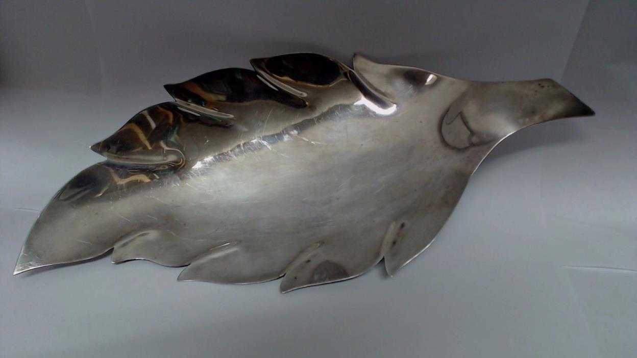 Sterling Silver Leaf Dish