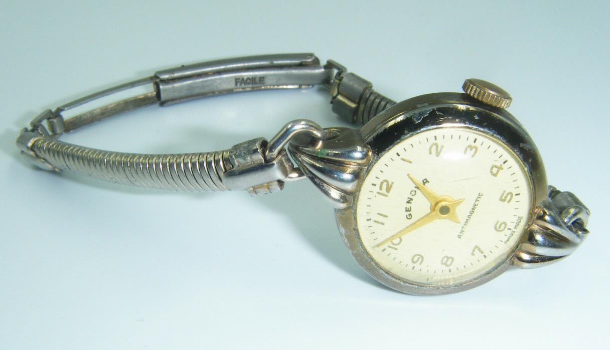 Vintage Genova Womens Antimagnetic Wrist Watch M: 5323 Fewa Watch Co. 1 Jewel