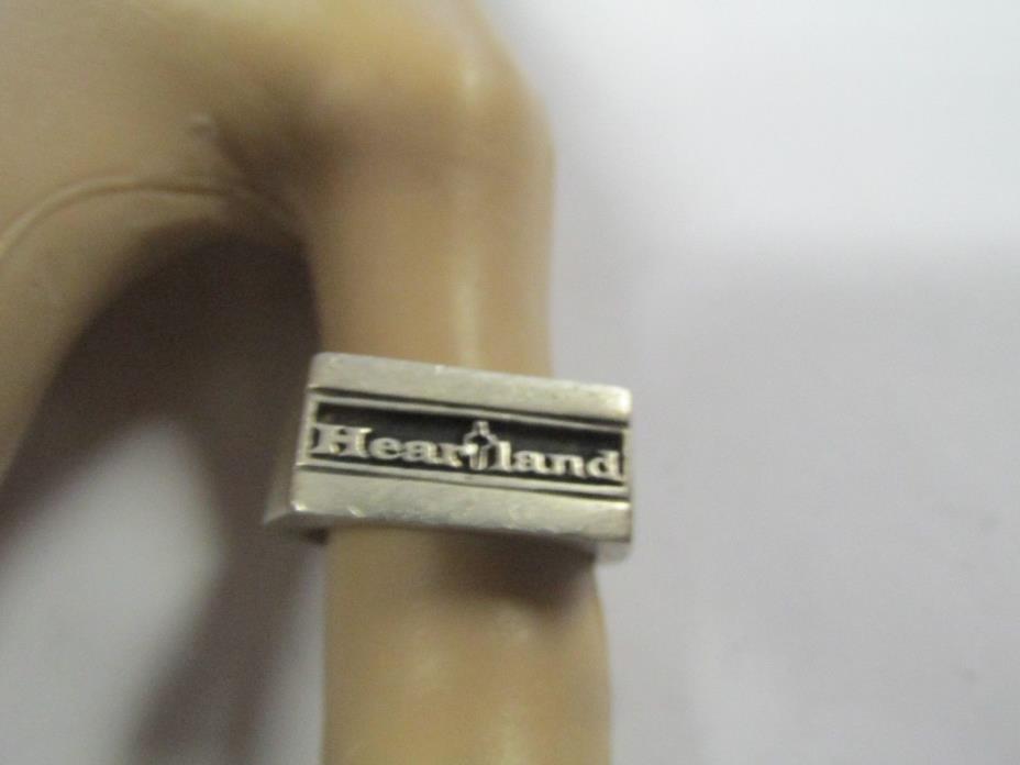 Vintage 925 Heartland Silver Ring Size 10
