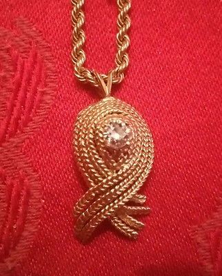 Antique Diamond and Gold Pendant/Necklace