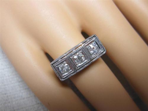 .56CT Diamond Engagement Ring Wedding 18K Antique 1910 Belle Epoque Edwardian