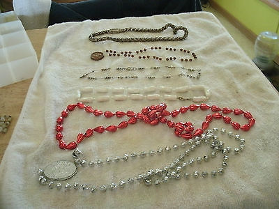 jewelry for wear or repair lot of  necklaces lot #45