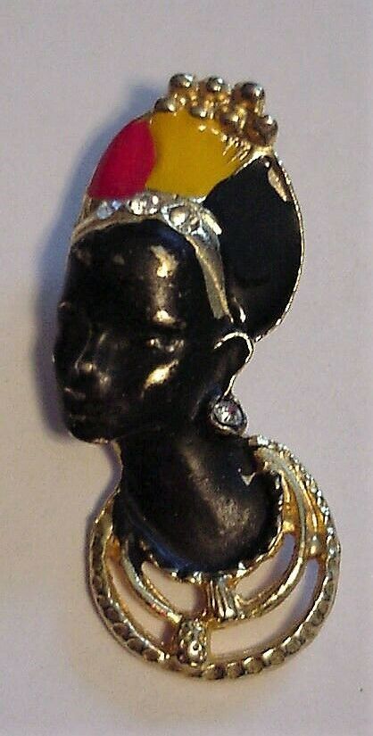 Nubian Princess Pendant Enamel 2