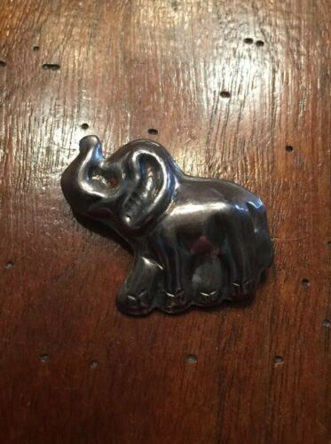 Sterling Silver Truck Up ELEPHANT Pin Mexico