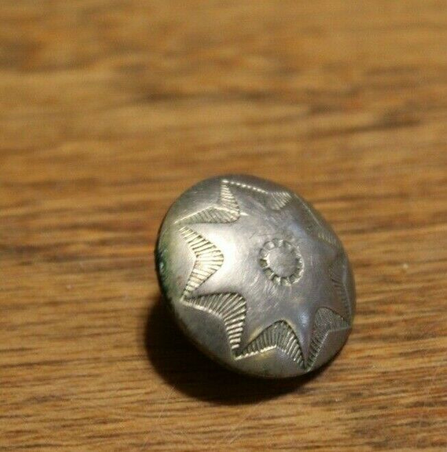 Old Navajo Silver Button