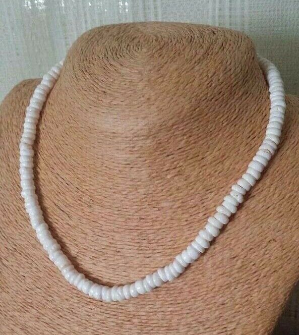 Fine Puka Shell necklace 16 inches