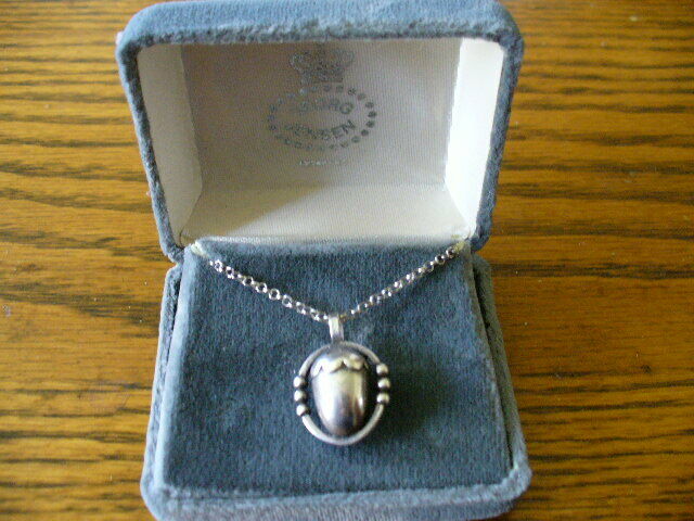 Rare Georg Jensen Sterling Silver 925 Acorn Pendant of the Year 1988