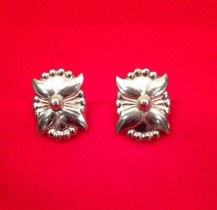 Georg Jensen Sterling Silver Stud Earrings #111, Family Heirloom