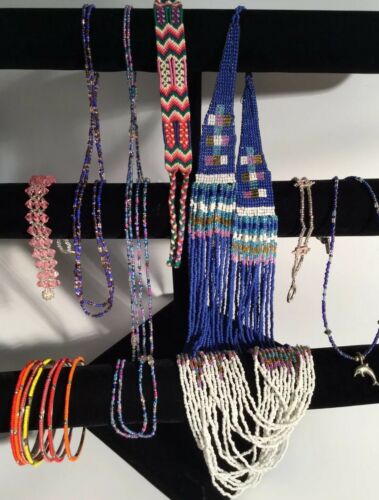 Lot Glass seed bead weaved Native American Necklaces Bracelets Southwestern ??