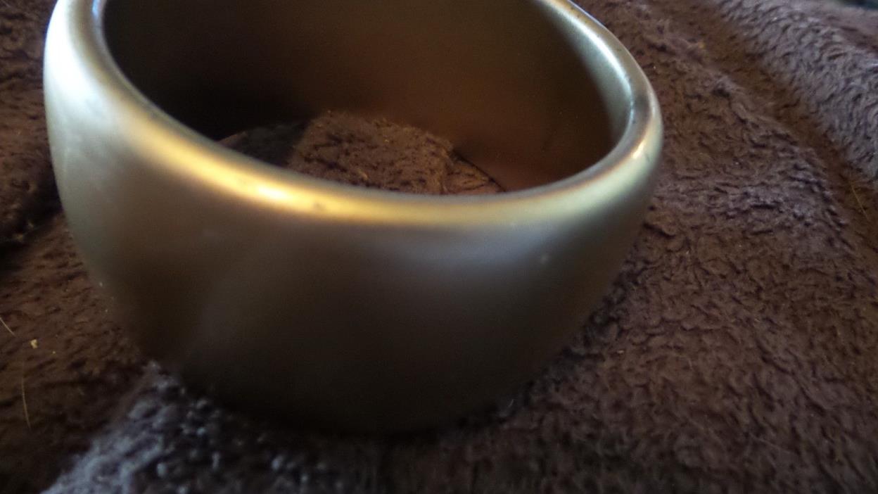 Modern Gold Resin Slip On Bracelet 1.5 inches Wide Very Nice