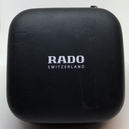 Black Rado Switzerland Wristwatch Travel Storage Box Must See