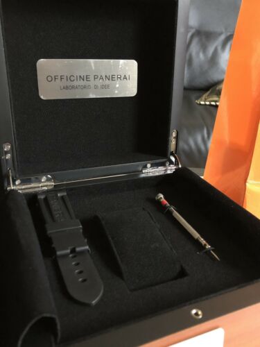 OFFICINE PANERAI BOX W TOOL BRAND NEW Dealer's Extra Presentation Watch Case box