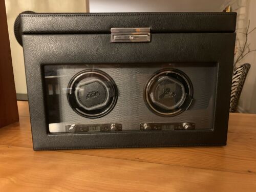 Wolf 2.7 Viceroy 2 Dual Watch Winder With Storage And Travel Case