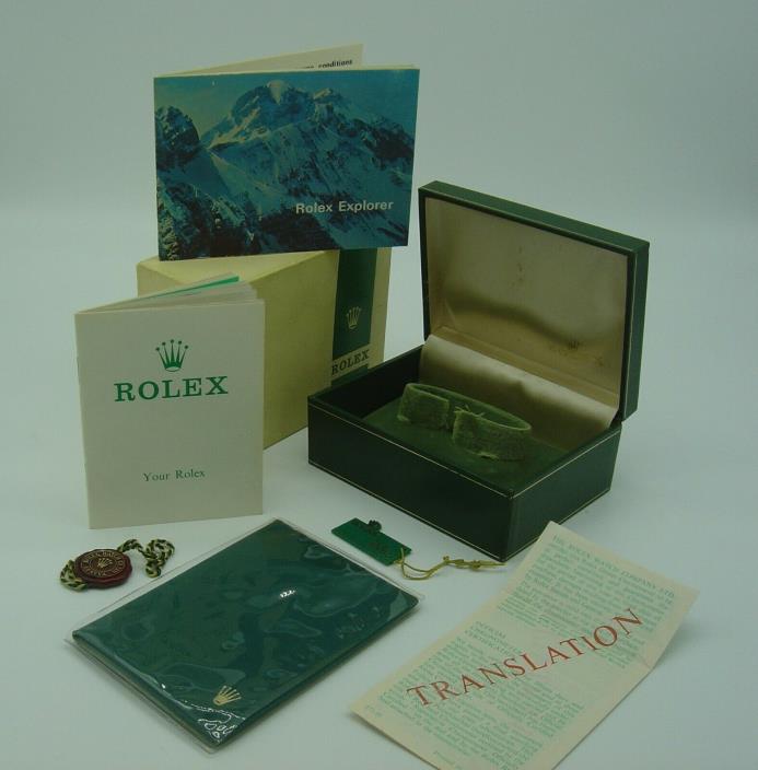 Genuine Rolex vintage Explorer 1016/1655 box set 1972