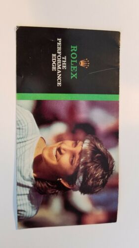 RARE VINTAGE 1987 ROLEX DATEJUST SALES CATALOG/FLYER 