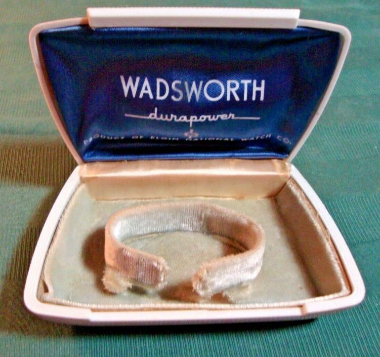 Vintage Wadsworth Durapower Mans Watch Box