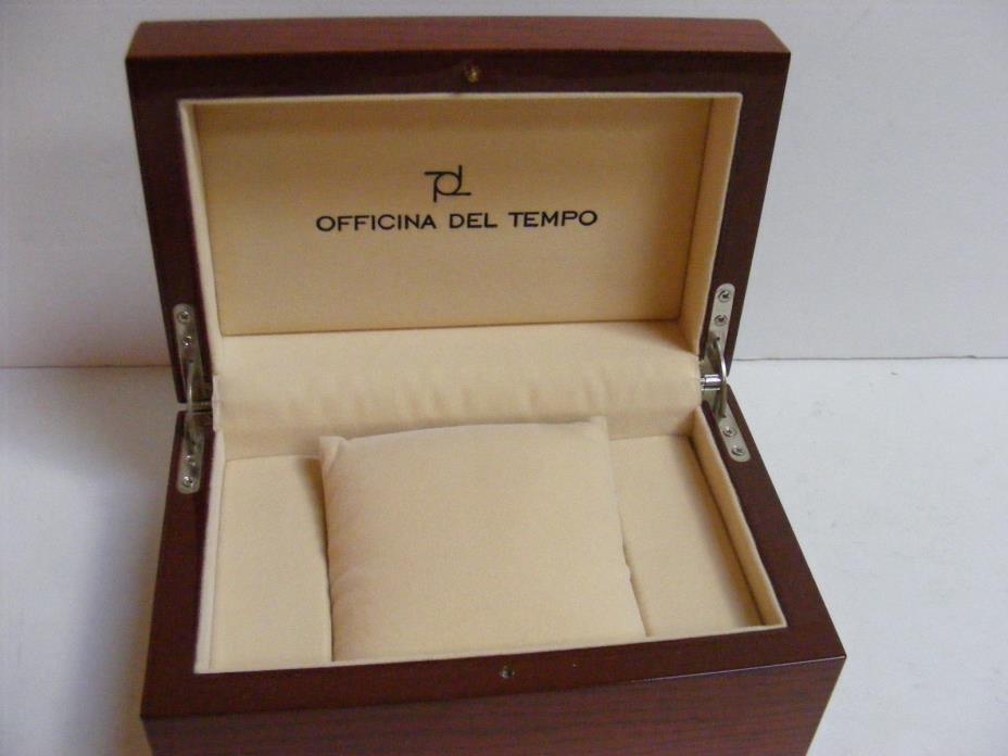 LACQUER DISPLAY BOX ONLY FOR Mens OFFICINA DEL TEMPO Wristwatch WATCH Italy CASE