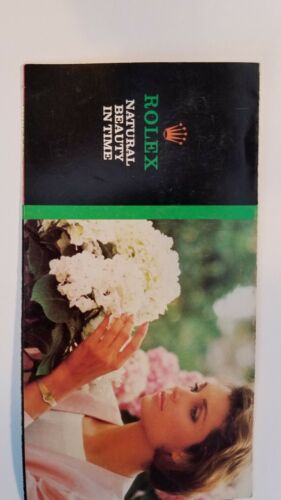 RARE VINTAGE ROLEX 1987  SALES FLYER/CATALOG 