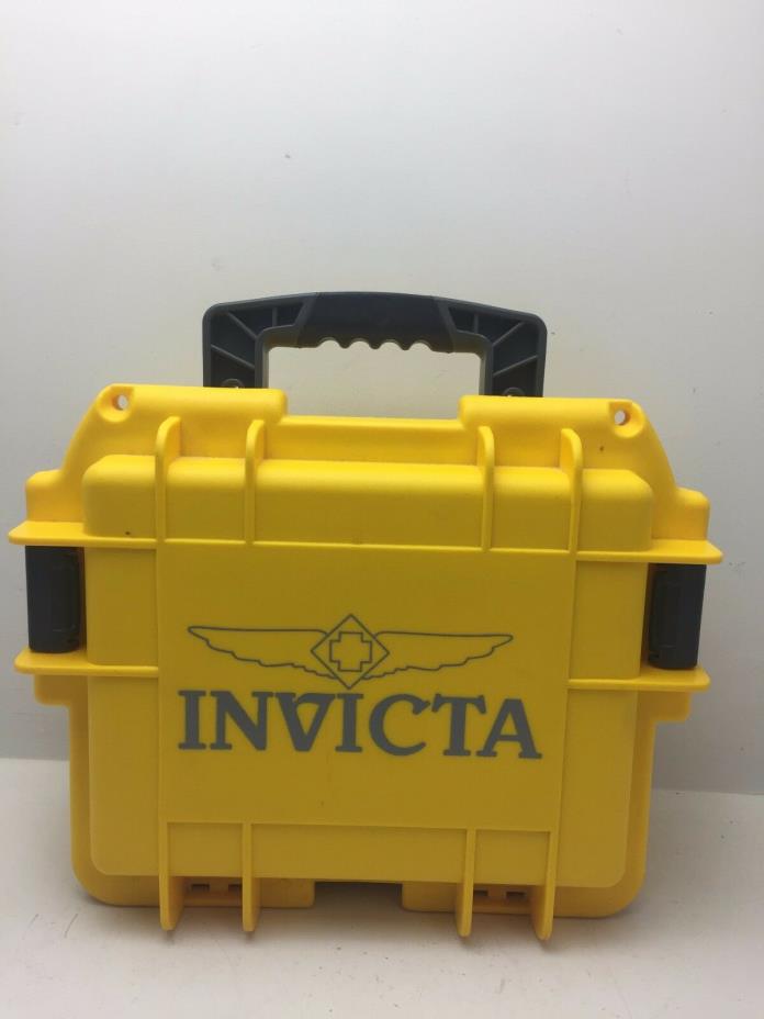 Invicta Yellow 3 Slot Collector Waterproof Box (K4)