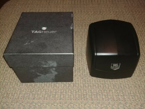 Genuine TAG Heuer Watch Box With Original Carton Outer Case Black