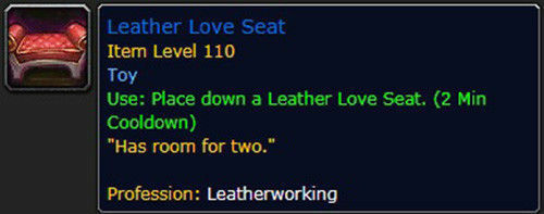 Leather Love Seat ? Wow ? toy ? US