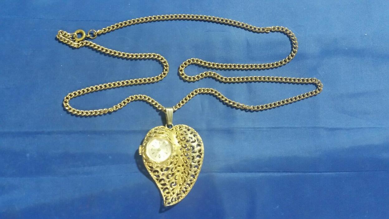 Vintage Winton 17 jewels Pendant Watch with Chain