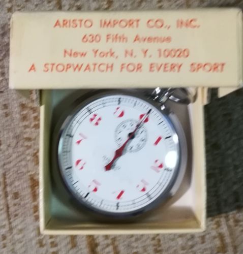 Apollo Large Stop watch, seven jewels, # 9 1/2. Made by Makers of Aristo