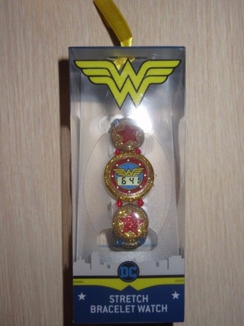 NEW! Wonder Woman stretch bracelet watch