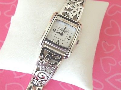 Brighton Watch Lazy Daisy Amalfi Flowers Silver New tags Rare Classic