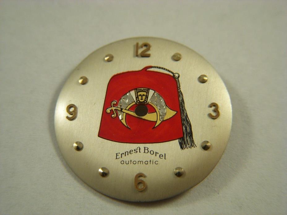Shriners Ernest Borel Vintage Mens NOS Watch Dial 25.40mm Automatic