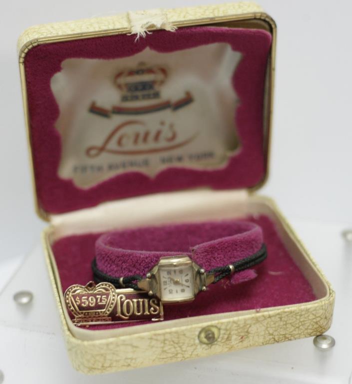 4u2fix - Louis Swiss Wind Two Hand Women's Watch w/ Original Box - Missing Crown