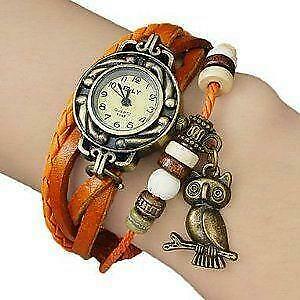 Owl Vintage Wrap Watch