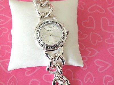 Brighton Watch Moderna Bold LINKS Silver New Toggle bar tags 125.00