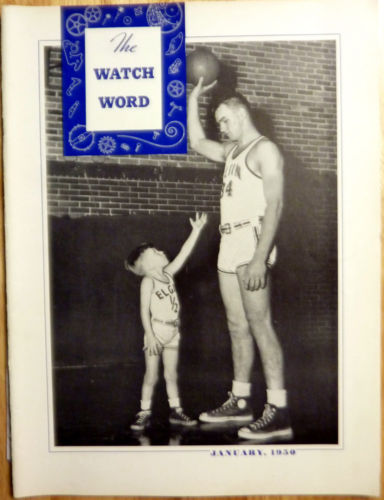 THE WATCH WORD ELGIN NATIONAL WATCH COMPANY EMPLOYEE MAGAZINE ELGIN IL JAN 1950