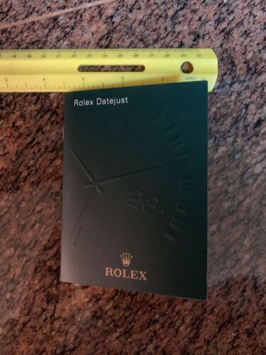 Authentic Rolex 2004 Datejust Watch Instruction Manual & Guide Booklet English