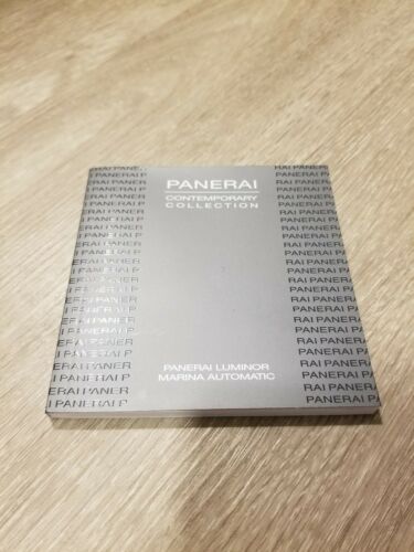 Officine Panerai Contemporary Luminor Marina Automatic Manual / Booklet PAA01403