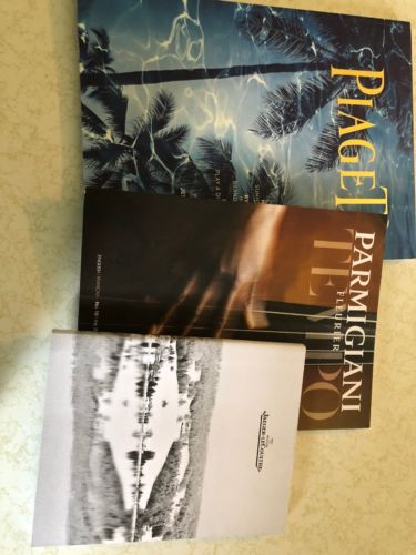 Piaget, Parmigiana And Jaeger-LeCoultre Wristwatch Books