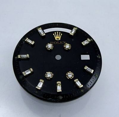 Rolex 18k Gold Black Piepan President DayDate Watch Dial 1801 1802 1803 Part