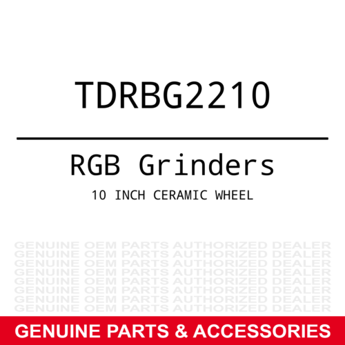 Genuine RBG Grinders 10 INCH CERAMIC WHEEL Part# TDRBG2210