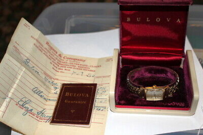 #1325,Vintage(1948) Bulova,7AK,10K GF,21J,Orig Case Great Scarce Watch