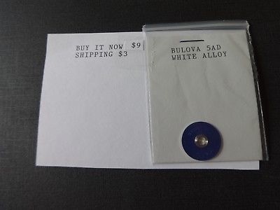 Bulova 5AD White Alloy Mainspring New Old Stock Watch Parts