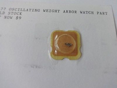 AS 1477 Oscillating Weight Arbor Watch Parts New Old Stock