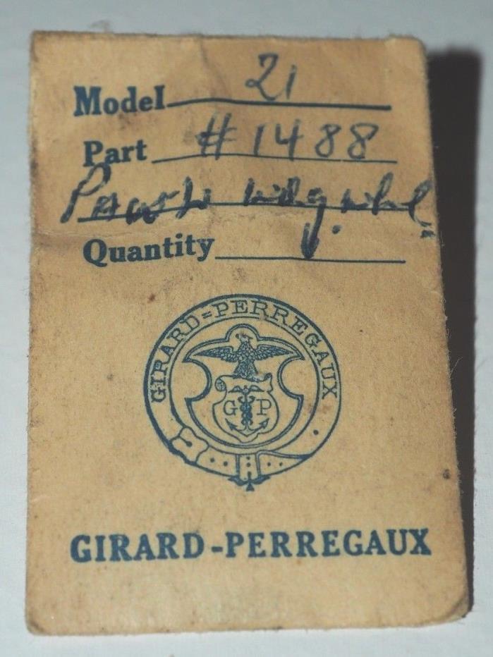 GIRARD PERREGAUX 21 PAWL BEARING WHEEL PART # 1488 NOS