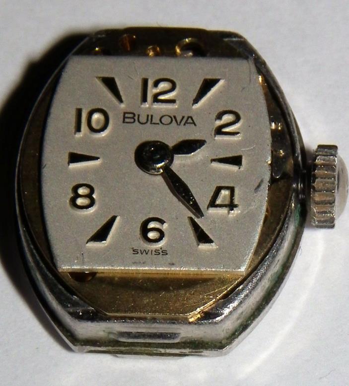 Vintage BULOVA Watch Movement • Caliber 1000 11 • Swiss • Running