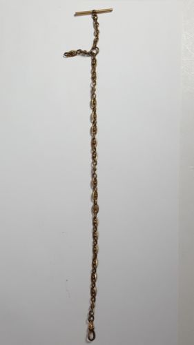 RFS & Co Gold Watch Chain Marked 1/10 Rare Vintage Antique