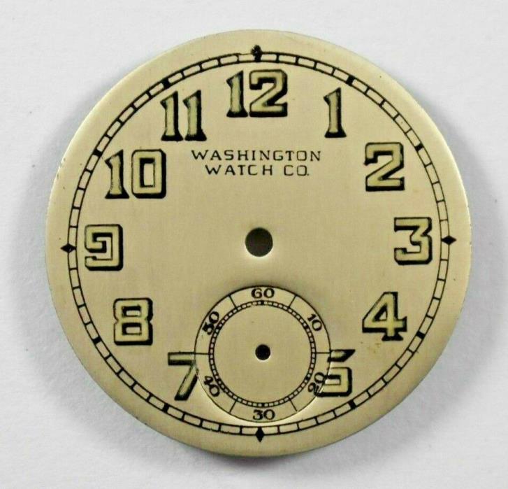 Vintage Washington Watch Co Wrist Watch Dial 28mm lot.e