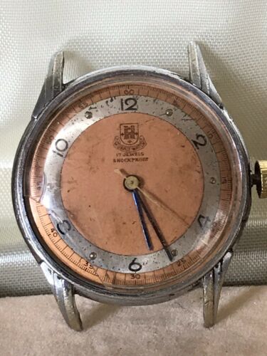 Vintage Muralt 17 Jewels Unadjusted Wrist Watch